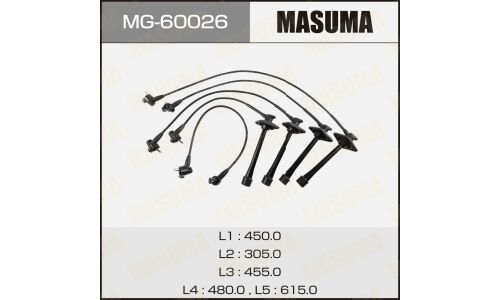 Провода высоковольтные Masuma (3SFE / 4SFE), комплект 5 шт, арт. MG-60026