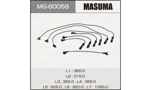 Провода высоковольтные Masuma (3VZ), комплект 7 шт, арт. MG-60058