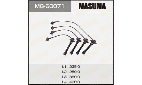 Провода высоковольтные Masuma (4EFE / 5EFE), комплект 4 шт, арт. MG-60071