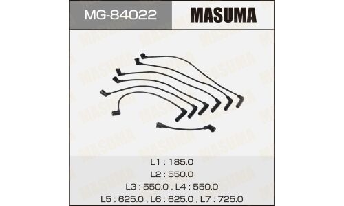 Провода высоковольтные Masuma (6G72), комплект 7 шт, арт. MG-84022