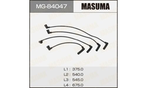 Провода высоковольтные Masuma (4G13 / 4G15), комплект 4 шт, арт. MG-84047