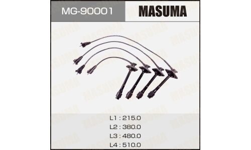 Провода высоковольтные Masuma (3S / 5S), комплект 4 шт, арт. MG-90001