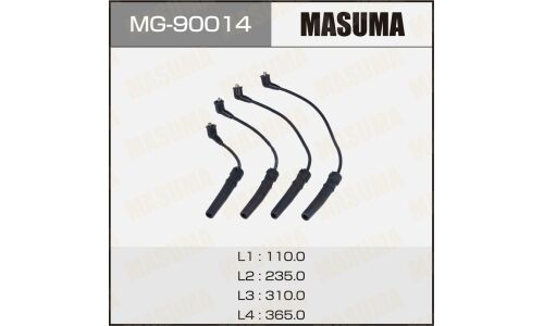 Провода высоковольтные Masuma (L14 / L44 / L95 / LXT), комплект 4 шт, арт. MG-90014