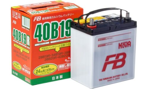 Аккумулятор FB Super Nova 40B19R, 38Ач, CCA 330A, обслуживаемый