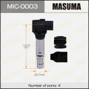 Катушка зажигания Masuma, для Audi A2 / A3, арт. MIC-0003 Катушка зажигания Masuma, для Audi A2 / A3, арт. MIC-0003