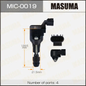 Катушка зажигания Masuma, для Chevrolet Captiva, Opel Insignia (A20NHT / LE5), арт. MIC-0019