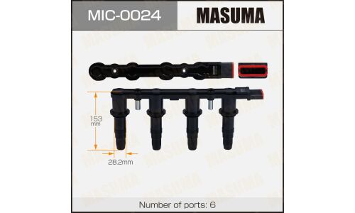 Катушка зажигания Masuma, для Opel Astra H / Vectra C (Z18XER / A16LET), арт. MIC-0024