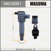 Катушка зажигания Masuma, для Hyundai Palisade (Lambda), арт. MIC-0051