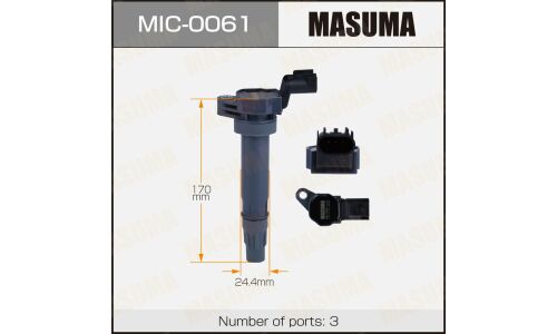 Катушка зажигания Masuma, для Chevrolet Spark, Daewoo Matiz, арт. MIC-0061