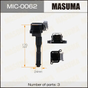 Катушка зажигания Masuma, для BMW E36, арт. MIC-0062 Катушка зажигания Masuma, для BMW E36, арт. MIC-0062