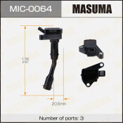 Катушка зажигания Masuma, для Ford Focus / Kuga (1.5), арт. MIC-0064 Катушка зажигания Masuma, для Ford Focus / Kuga (1.5), арт. MIC-0064