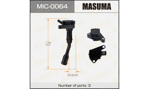 Катушка зажигания Masuma, для Ford Focus / Kuga (1.5), арт. MIC-0064