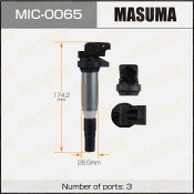 Катушка зажигания Masuma, для BMW 1-Series / 3-Series (N52B30 / N46B20), арт. MIC-0065