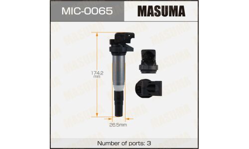 Катушка зажигания Masuma, для BMW 1-Series / 3-Series (N52B30 / N46B20), арт. MIC-0065