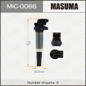 Катушка зажигания Masuma, для BMW 1-Series / 3-Series / 5-Series (N43B20 / N53B30), арт. MIC-0066
