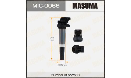 Катушка зажигания Masuma, для BMW 1-Series / 3-Series / 5-Series (N43B20 / N53B30), арт. MIC-0066