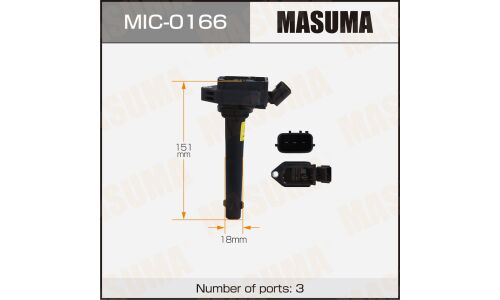 Катушка зажигания MASUMA, МОСКВИЧ 3 (JS4) / HFC4GB24D