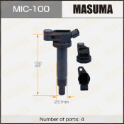 Катушка зажигания Masuma (1MZFE), арт. MIC-100 Катушка зажигания Masuma (1MZFE), арт. MIC-100