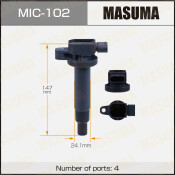 Катушка зажигания Masuma (1NZFE / NZE12#), арт. MIC-102 Катушка зажигания Masuma (1NZFE / NZE12#), арт. MIC-102