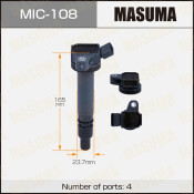 Катушка зажигания Masuma (2ZZGE), арт. MIC-108 Катушка зажигания Masuma (2ZZGE), арт. MIC-108