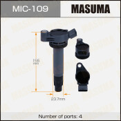 Катушка зажигания Masuma (3MZFE), арт. MIC-109 Катушка зажигания Masuma (3MZFE), арт. MIC-109