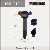Катушка зажигания Masuma, для Toyota Mark X (2GRFE), арт. MIC-111 Катушка зажигания Masuma, для Toyota Mark X (2GRFE), арт. MIC-111