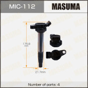 Катушка зажигания Masuma (1ZRFE / 2ZRFE / NZE14# / ZRE14# / NZE15# / NCP11#), арт. MIC-112 Катушка зажигания Masuma (1ZRFE / 2ZRFE / NZE14# / ZRE14# / NZE15# / NCP11#), арт. MIC-112