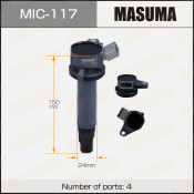 Катушка зажигания Masuma, для Toyota bB / Townace, арт. MIC-117 Катушка зажигания Masuma, для Toyota bB / Townace, арт. MIC-117