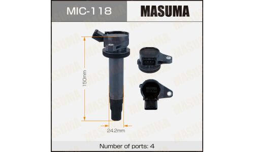 Катушка зажигания Masuma, для Toyota Rush (3SZVE), арт. MIC-118