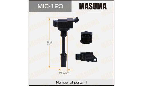Катушка зажигания Masuma, для Lexus RX200t / NX300h (8ARFTS), арт. MIC-123