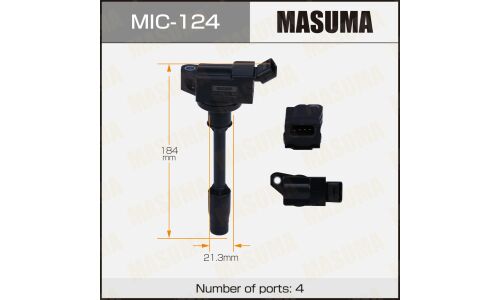 Катушка зажигания Masuma, для Toyota Prius / C-HR (2ZRFXE), арт. MIC-124
