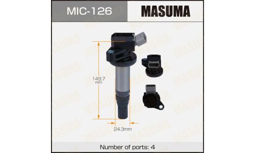 Катушка зажигания Masuma, для Toyota Passo, Subaru Pleo (1KRFE), арт. MIC-126