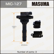 Катушка зажигания Masuma, для Toyota Sparky / Cami (K3VE), арт. MIC-127 Катушка зажигания Masuma, для Toyota Sparky / Cami (K3VE), арт. MIC-127