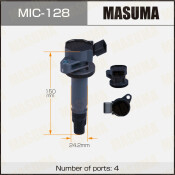 Катушка зажигания Masuma, для Daihatsu Hijet / Atrai, арт. MIC-128 Катушка зажигания Masuma, для Daihatsu Hijet / Atrai, арт. MIC-128