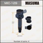Катушка зажигания Masuma, для Daihatsu Mira, арт. MIC-129 Катушка зажигания Masuma, для Daihatsu Mira, арт. MIC-129