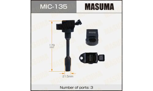 Катушка зажигания Masuma, для Toyota Corolla / RAV4 (M20AFKS / 2ZRFAE), арт. MIC-135