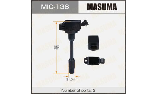Катушка зажигания Masuma, для Toyota RAV4 / C-HR (M20AFXS / A25A-FXS), арт. MIC-136