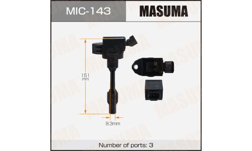 Катушка зажигания MASUMA, TOYOTA RAIZE / 1KR-VET