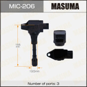 Катушка зажигания Masuma, для Nissana Murano, арт. MIC-206 Катушка зажигания Masuma, для Nissana Murano, арт. MIC-206