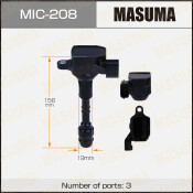 Катушка зажигания Masuma, для Nissan Teana / Murano, арт. MIC-208 Катушка зажигания Masuma, для Nissan Teana / Murano, арт. MIC-208