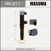 Катушка зажигания Masuma, для Nissan Almera, арт. MIC-211 Катушка зажигания Masuma, для Nissan Almera, арт. MIC-211