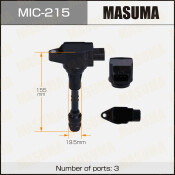 Катушка зажигания Masuma, для Infiniti QX56 / FX45, арт. MIC-215 Катушка зажигания Masuma, для Infiniti QX56 / FX45, арт. MIC-215