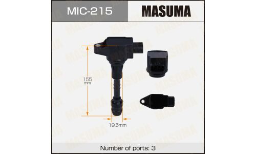 Катушка зажигания Masuma, для Infiniti QX56 / FX45, арт. MIC-215