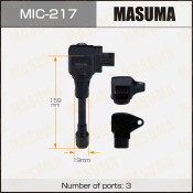 Катушка зажигания Masuma, для Infiniti QX56 / QX80, арт. MIC-217 Катушка зажигания Masuma, для Infiniti QX56 / QX80, арт. MIC-217