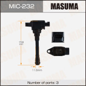 Катушка зажигания MASUMA, NISSAN NOTE / HR12DDR