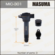 Катушка зажигания Masuma, для Mitsubishi Pajero, арт. MIC-301 Катушка зажигания Masuma, для Mitsubishi Pajero, арт. MIC-301