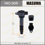 Катушка зажигания Masuma, для Mitsubishi Outlander, арт. MIC-306 Катушка зажигания Masuma, для Mitsubishi Outlander, арт. MIC-306