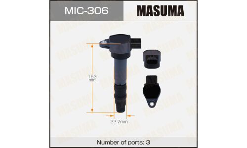 Катушка зажигания Masuma, для Mitsubishi Outlander, арт. MIC-306