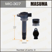Катушка зажигания Masuma, для Mitsubishi Pajero, арт. MIC-307 Катушка зажигания Masuma, для Mitsubishi Pajero, арт. MIC-307