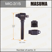 Катушка зажигания Masuma, для Mitsubishi Outlander (4B11 / 4B12 / 4J11 / 4J12), арт. MIC-315 Катушка зажигания Masuma, для Mitsubishi Outlander (4B11 / 4B12 / 4J11 / 4J12), арт. MIC-315